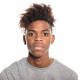 young man with an afro