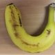 bent ripe banana