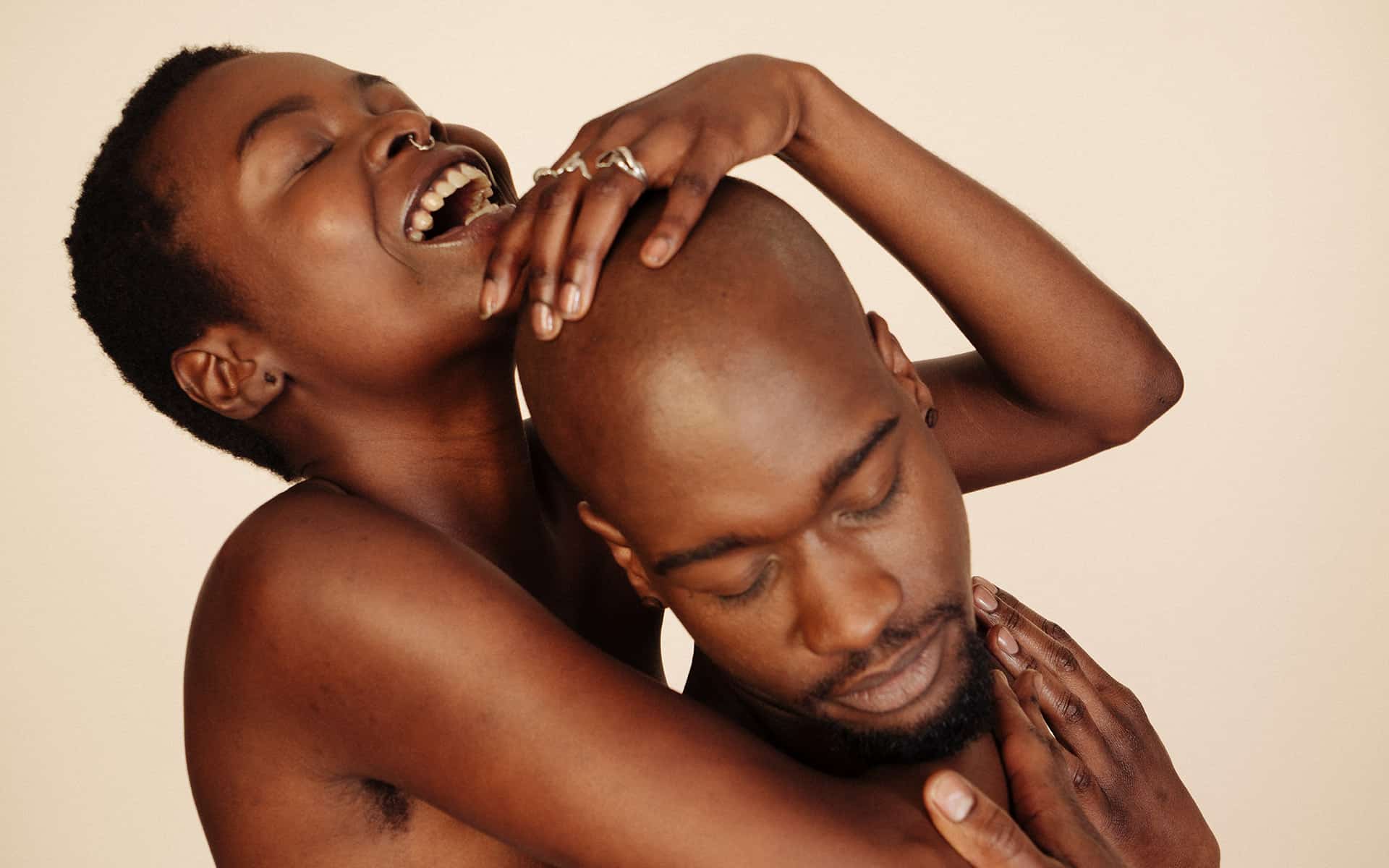 Two people, things are about to get hot and steamy